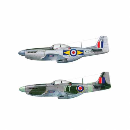 Avión F-51D Mustang. Escala 1:72