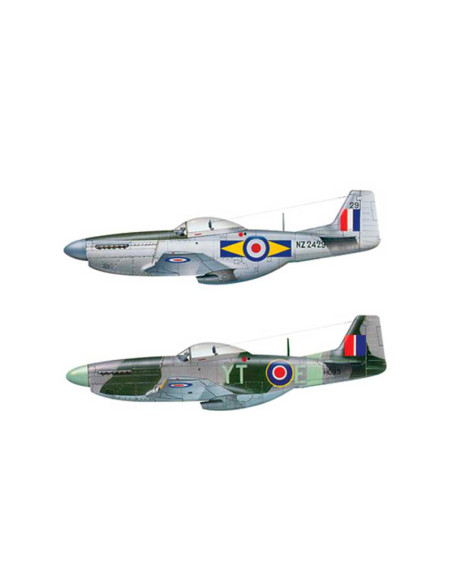 Avión F-51D Mustang. Escala 1:72
