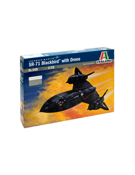 Avión SR-71 Blackbird with Drone. Escala 1:72