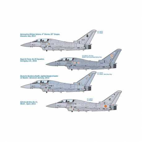 Avión EF 2000 Typhoon twin seater. Escala 1:72