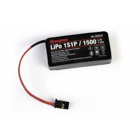 GRAUPNER Senderakku LiPo 1S1P / 1500 TX 3,7V MZ-12