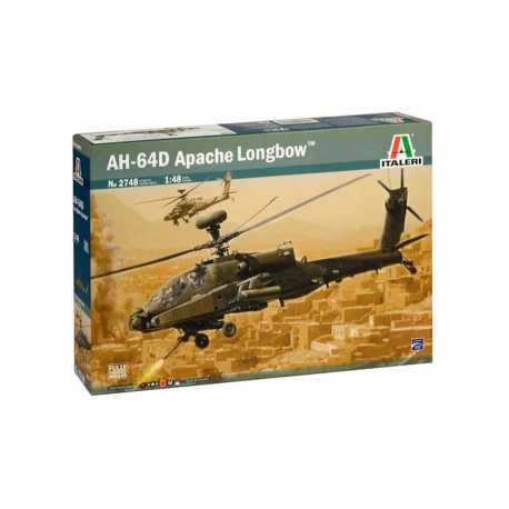 Helicóptero AH-64D Longbow Apache. Escala 1:48