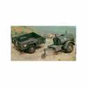 Vehículo Militar 250 gal.s Tank Trailer/M101 Cargo Tr.. Escala 1:35