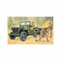 Vehículo Militar Willys MB Jeep with Trailer. Escala 1:35
