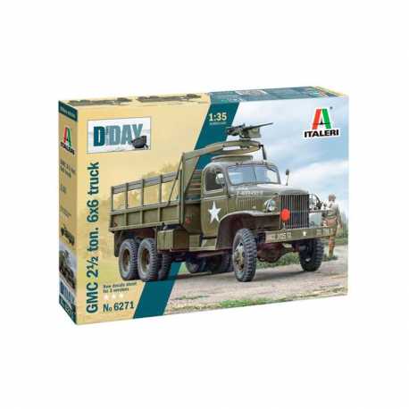 Vehículo Militar GMC 2 1/2 Ton, 6x6 truck. Escala 1:35