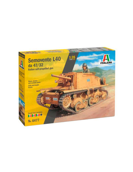 Tanque Semovente L40 da 47/32. Escala 1:35