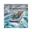 Barco y figuras LCVP with US Infantry. Escala 1:35