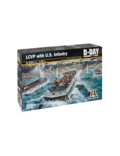 Barco y figuras LCVP with US Infantry. Escala 1:35 2