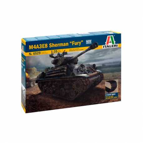 Tanque M4A3E8 Sherman Fury. Escala 1:35
