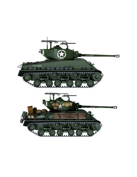 Tanque M4A3E8 Sherman Fury. Escala 1:35