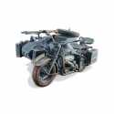 Moto militar Zundapp KS 750 with sidecar. Escala 1:9