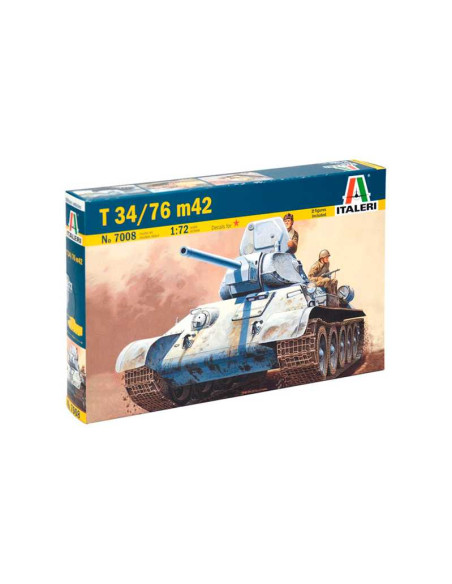 Tanque T 34/76 m42. Escala 1:72