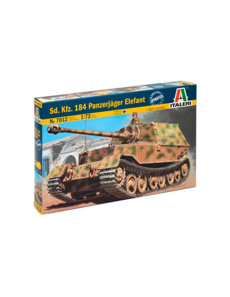 Tanque Sd. Kfz. 184 Panzerjäger Elefant. Escala 1:72