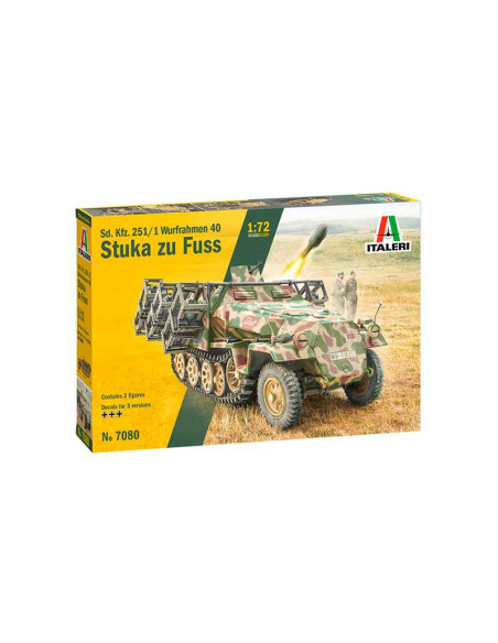 Vehículo Militar Sd.Kfz. 251/1 Stuka zu Fuss. Escala 1:72