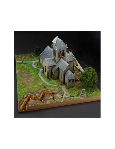 Battle sets Air assault on Sainte-Mère-Église. Escala 1:72