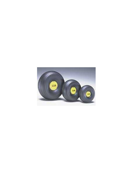 RUEDA GOMA ESCALA 1/5 PIPER J3 DUBRO (2UDS)
