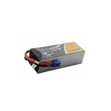 Tattu 8000mAh 22.2V 25C 6S1P Lipo Battery Pack with EC5
