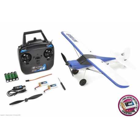 EZ-Wings - Mini Cub - RTF - Blue - 450mm - 1+1 Li-Po Battery - USB Charger