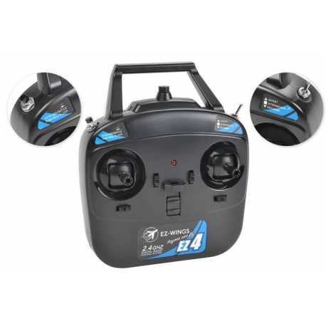 EZ-Wings - Mini Cub - RTF - Blue - 450mm - 1+1 Li-Po Battery - USB Charger