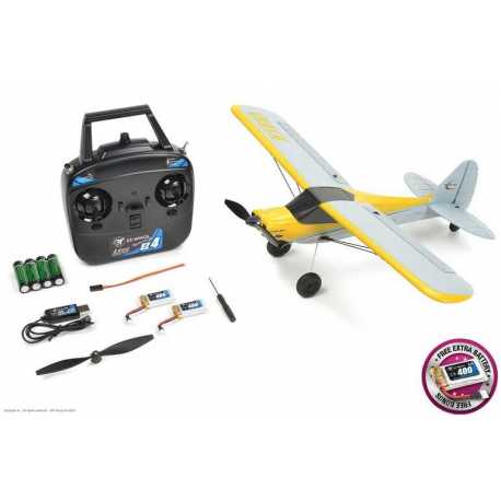EZ-Wings - Mini Cub - RTF - Yellow - 450mm - 1+1 Li-Po Battery - USB Charger