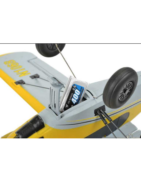 EZ-Wings - Mini Cub - RTF - Yellow - 450mm - 1+1 Li-Po Battery - USB Charger