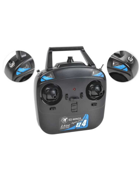 EZ-Wings - Mini Spitfire MK II - RTF - 450mm - 1+1 Li-Po Battery - USB Charger