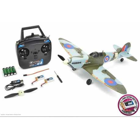 EZ-Wings - Mini Spitfire MK II - RTF - 450mm - 1+1 Li-Po Battery - USB Charger