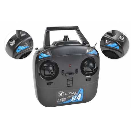 EZ-Wings - Mini P-51 Mustang - RTF - 450mm - 1+1 Li-Po Battery - USB Charger