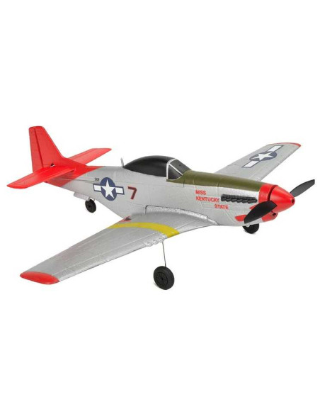 EZ-Wings - Mini P-51 Mustang - RTF - 450mm - 1+1 Li-Po Battery - USB Charger