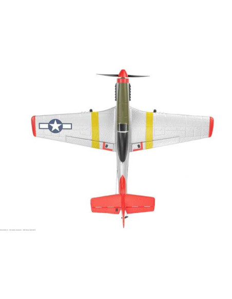 EZ-Wings - Mini P-51 Mustang - RTF - 450mm - 1+1 Li-Po Battery - USB Charger