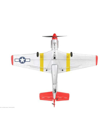EZ-Wings - Mini P-51 Mustang - RTF - 450mm - 1+1 Li-Po Battery - USB Charger