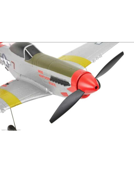 EZ-Wings - Mini P-51 Mustang - RTF - 450mm - 1+1 Li-Po Battery - USB Charger