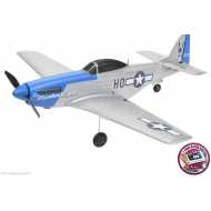 EZ-Wings - Mini P-51 Mustang - RTF - 450mm - 1+1 Li-Po Battery - USB Charger