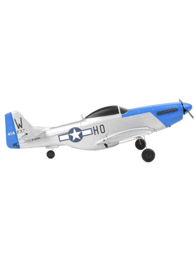 EZ-Wings - Mini P-51 Mustang - RTF - 450mm - 1+1 Li-Po Battery - USB Charger