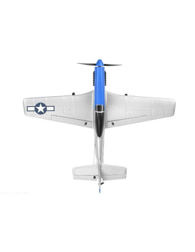 EZ-Wings - Mini P-51 Mustang - RTF - 450mm - 1+1 Li-Po Battery - USB Charger