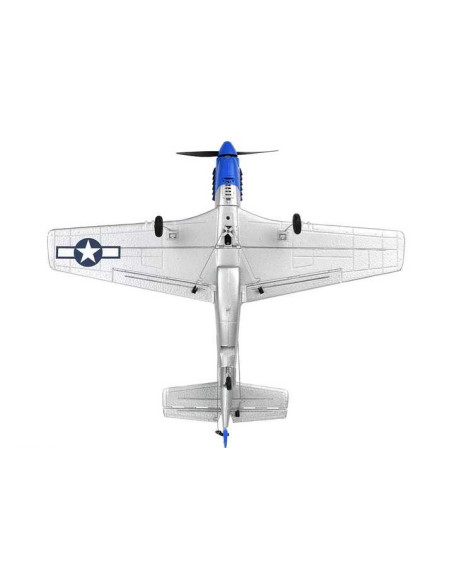 EZ-Wings - Mini P-51 Mustang - RTF - 450mm - 1+1 Li-Po Battery - USB Charger
