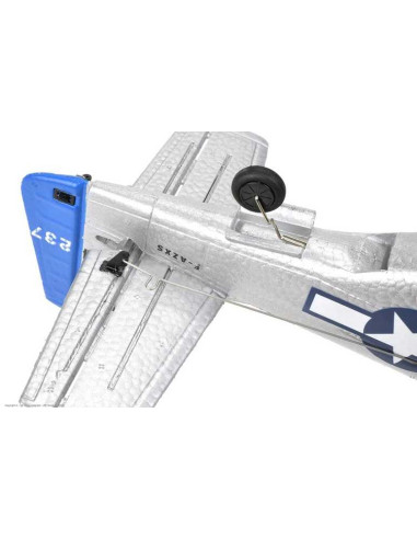 EZ-Wings - Mini P-51 Mustang - RTF - 450mm - 1+1 Li-Po Battery - USB Charger