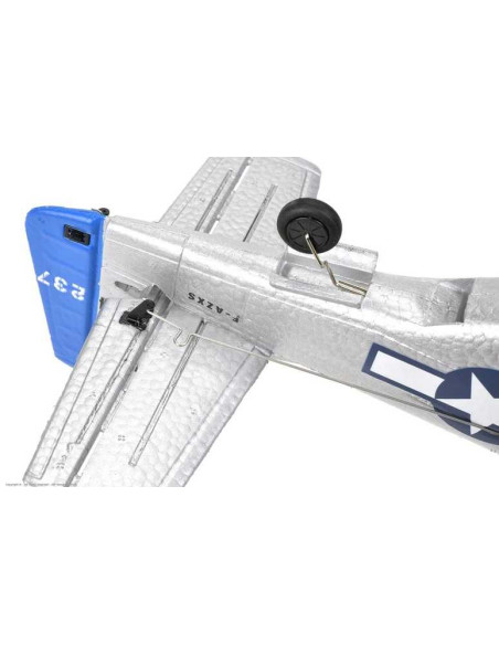 EZ-Wings - Mini P-51 Mustang - RTF - 450mm - 1+1 Li-Po Battery - USB Charger