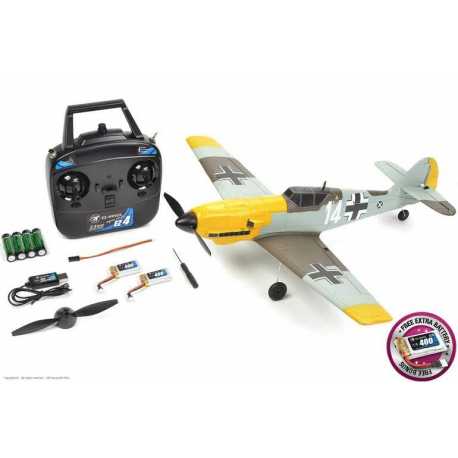 EZ-Wings - Mini BF-109 Messerschmitt - RTF - 450mm - 1+1 Li-Po Battery - USB Charger