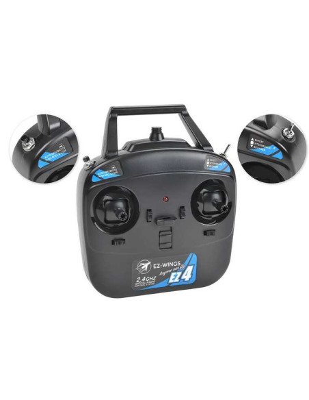 EZ-Wings - Mini BF-109 Messerschmitt - RTF - 450mm - 1+1 Li-Po Battery - USB Charger