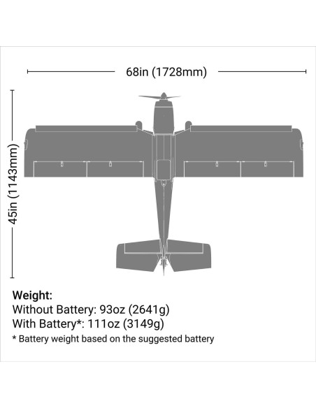 Super Timber 1.7m BNF Basic with AS3X and SAFE Select