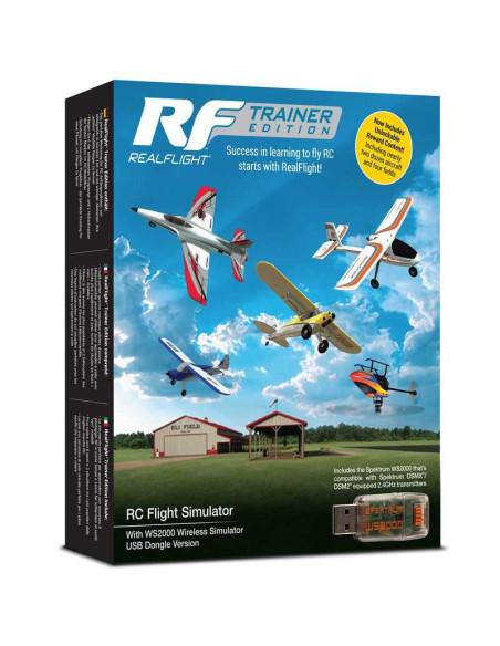RealFlight Trainer Edition RC Flight Simulator with SLT6 Transmitter/Controller