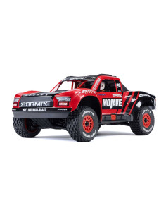 MOJAVE GROM MEGA 380 Brushed 4X4 Small Scale Desert Truck RTR with Battery & Charger, Red/Black 2