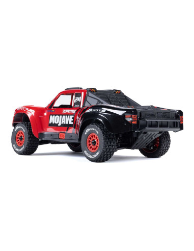 MOJAVE GROM MEGA 380 Brushed 4X4 Small Scale Desert Truck RTR with Battery & Charger, Red/Black