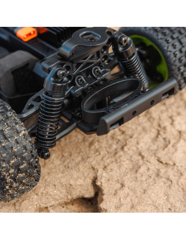 MOJAVE GROM MEGA 380 Brushed 4X4 Small Scale Desert Truck RTR with Battery & Charger, Red/Black