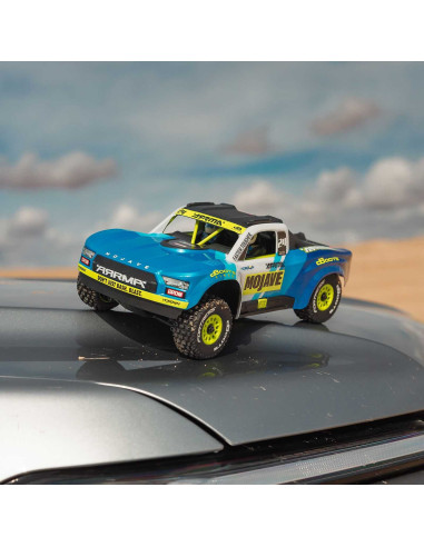 MOJAVE GROM MEGA 380 Brushed 4X4 Small Scale Desert Truck RTR with Battery & Charger, Red/Black