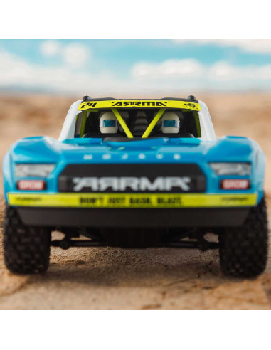 MOJAVE GROM MEGA 380 Brushed 4X4 Small Scale Desert Truck RTR with Battery & Charger, Red/Black