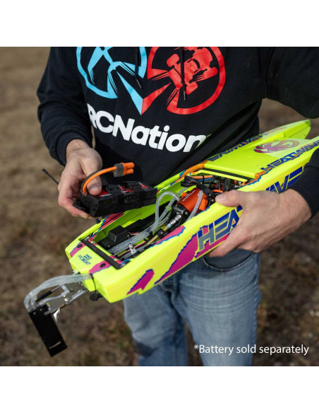 Blackjack 24" V2 Catamaran Brushless: RTR, Heat Wave Visual