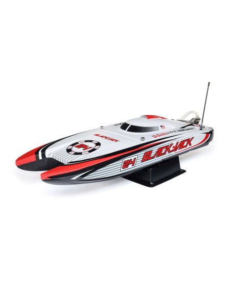 Blackjack 24" V2 Catamaran Brushless: RTR, Heat Wave Visual
