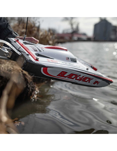 Blackjack 24" V2 Catamaran Brushless: RTR, Heat Wave Visual